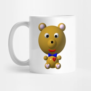 Cute Bear wearing a Bow-Tie Mug